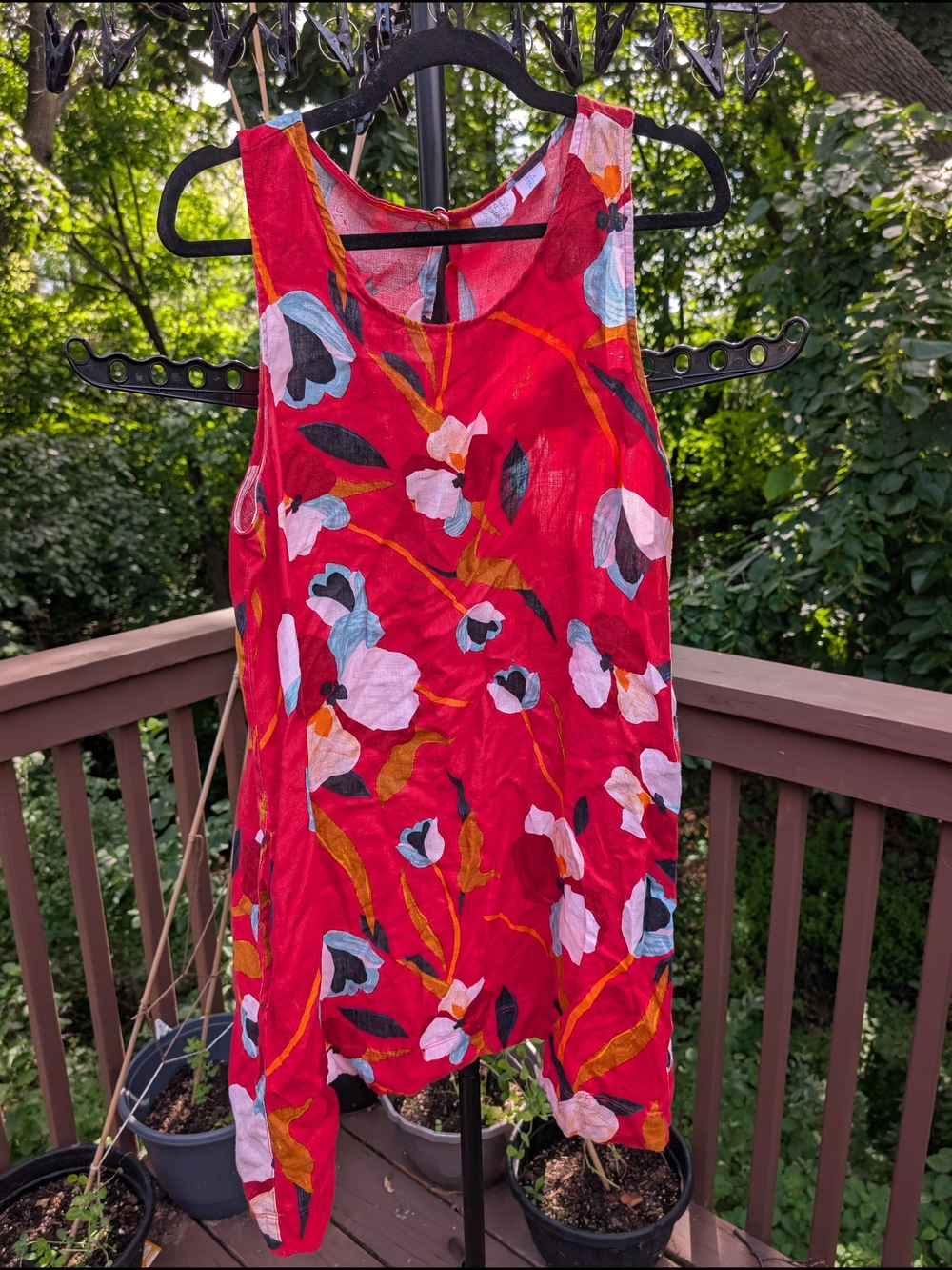 Sigrid Olsen 100% Linen Dress